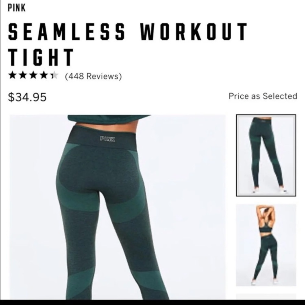 Victoria’s Secret pink seamless tights